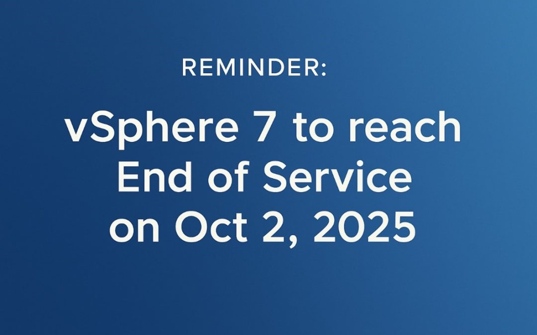 Awas! vSphere 7 Akan Berakhir, Ini Dampaknya Bagi Infrastruktur IT Anda