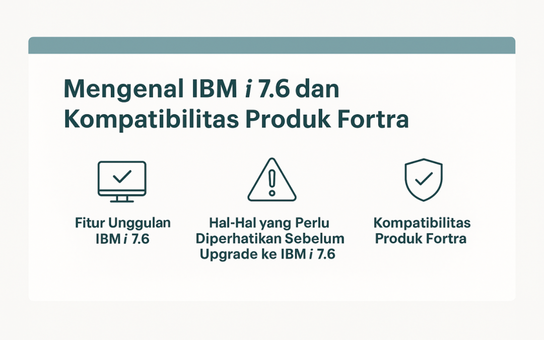 Mengenal IBM i 7.6 dan Kompatibilitas Produk Fortra