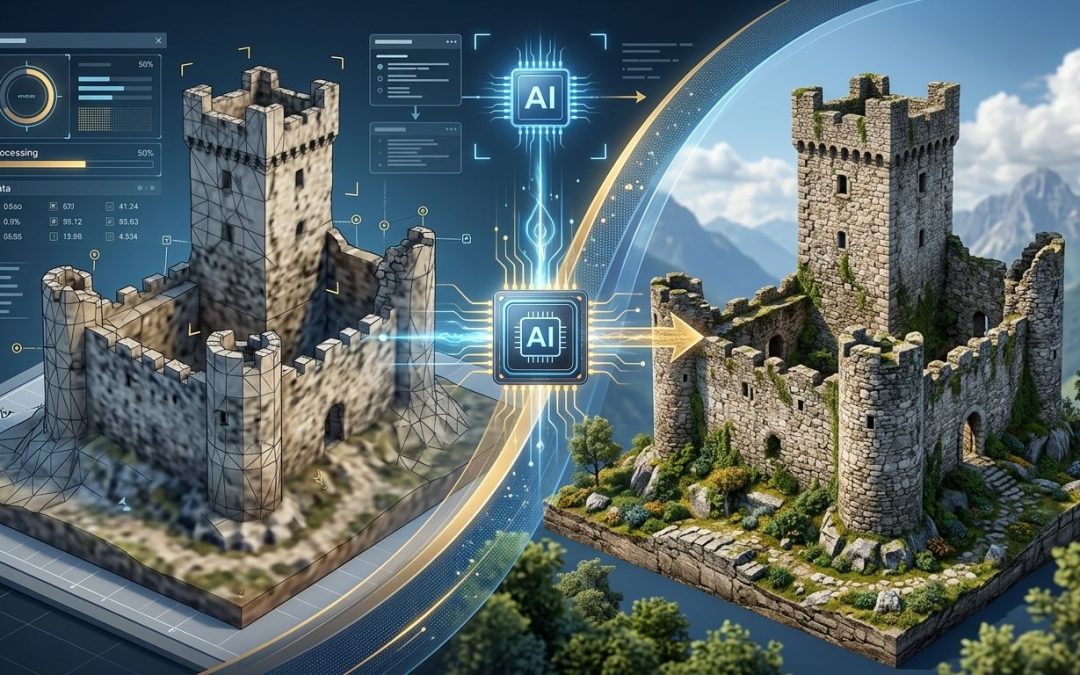 AI Upscaling: Meningkatkan Tekstur Fotogrametri Metashape
